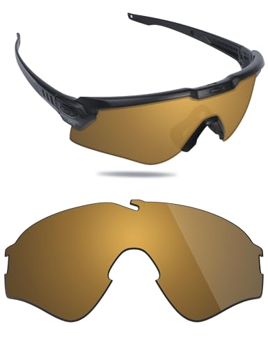 Image of Fiskr Polarized Lenses Replacement Compatible with Oakley Si Ballistic M Frame Alpha OO9296 Sunglasses, Impact Resistant