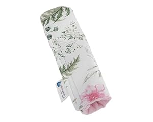 Medi Partners Gurtpolster Kinder Blument mit Rosa Minky