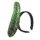 Fascia per Chioma a Forma di Cetriolo Verde in Peluche