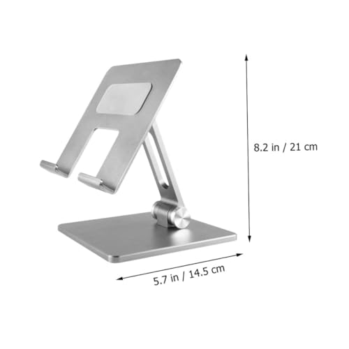 Soporte Ajustable de Aluminio para Laptop Plegable Plateado miniatura 2