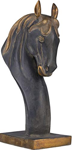 Buste de cheval laiton Exotic India pour sublimer un meuble - 2
