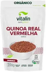 Kit 2X: Quinoa Real Vermelha em Grãos Orgânica Sem Glúten Vitalin 200g