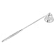 MAGT Kerzenlöscher, 1 Stück Edelstahl Glockenförmige Candle Snuffer Langem Griff Dochtlöscher Hand Kerzenabdeckung Feuerlöscher(Sliver)