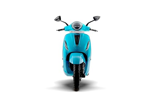 Image of Chetak 3001 by Bajaj Auto High Speed Electric Scooter with charger - Azure Blue - Ex-Showroom