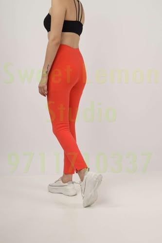 Image of ON&ON Women's Cotton Stretchable Slim Fit Straight Pants Trouser for Casual Wear and Office Wear