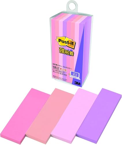 Amazon.co.jp: ポストイット 付箋 強粘着 ふせん マルチカラー7 75