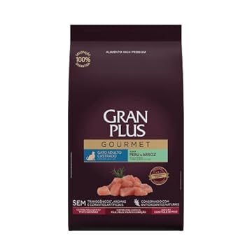 Gran Plus Ração Para Gatos Castrados Gourmet Peru 10 1Kg