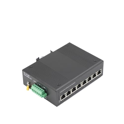 Commutateur PoE industriel pour connecter vos caméras IP sans coupure avec rail DIN 8 ports
