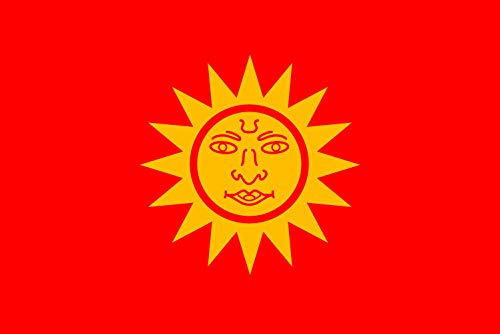 Drapeau Cooch Bihar Rajput grand format idéal pour collectionneur et reconstitution - 2