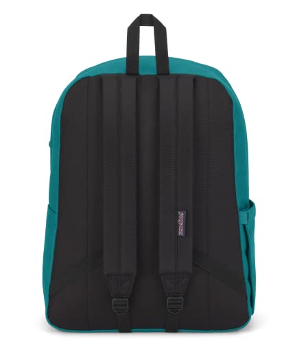 Image of JanSport SuperBreak Plus Backpack with Padded 15-inch Laptop Sleeve and Integrated Bottle Pocket - Spacious and Durable Daypack for Work and Travel - Deep Lake