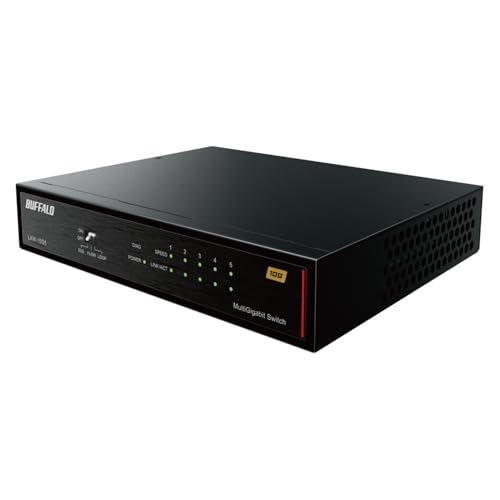 バッファロー 5ポート 10Gbps スイッチングハブ　　LXW-10G5/N Amazon.co.jp: 【Amazon.co.jp限定】バッファロー 5ポート 全