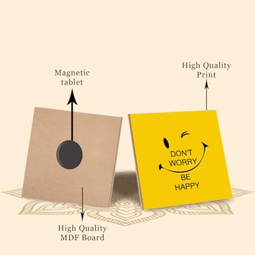 Image of LIVELLO Wooden Fridge Magnets for Home & Kitchen | Gift Items | Refrigerator Decorative Magnet | Funny Magnets | Kitchen Funny | Indian Cultural Themed Magnets (Multicolor 8)