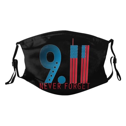 Remember 911 Never Forget Adult Dust Mask Adjustable Dust Face with 2 Filter89