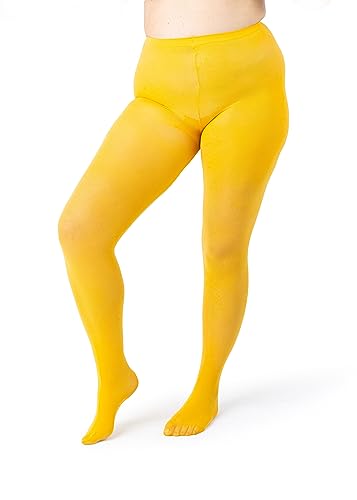 Image of Silky Toes Plus Size Tights for Women | 60D Soft Opaque Comfort Fit Pantyhose | Black or Colored 1-2 pairs | 1X-8X