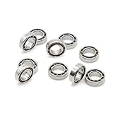10PCS SMR105 Open 5x10x3mm Miniature Bearing L-1050 Open MR105W3ZZ for Rc Hobby and Industry SMR105 SUS440C
