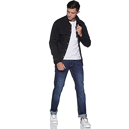 Image of Campus Sutra Men Cotton Collared Neck Sweatshirt