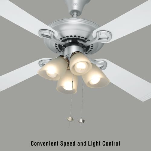 Image of USHA Fontana Lotus 1230mm BLDC Ceiling Fan with Decorative Lights|BEE 5 Star Rated|100% Copper Motor |RF Remote, High Air Delivery|3Y Motor & 2YPCB Warranty|(Golden Ivory) Pack of 1|Free Installation