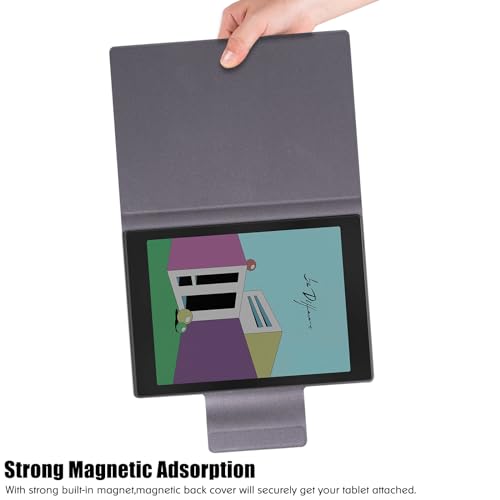 BOZHUORUI Boox Tab Mini C 7.8 inch Case with Sleep/Wake Magnetic Adsorption Pen Closure Book Folio Style Slim and Lightweight Vegan PU Leather Smart Cover for 7.8 inch Tablet (Dark Blue)