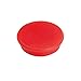 Produktbild Franken GmbH HM10 01 - Haftmagnet für 100 g, Ø 13 mm, rot, 10 Stück