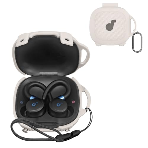 For Soundcore Sport X20 Sport �p �P�[�X �J�o�[ �yNOUKAJU�z ���C�����X �C���[�z�� �V���R�� �ی�P�[�X �i�J���r�i�t��+�X�g���b�v�t�� �j �����h�~ �L�Y�h�~ �ϏՌ� �����[�d�\ �h�� ����~�� �h�o (�I�t�z��