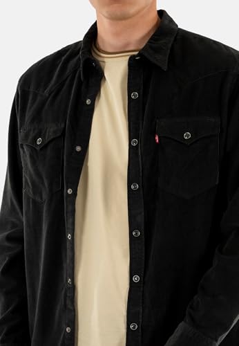 Image of Levi's Men's Solid Slim Fit Denim Shirt