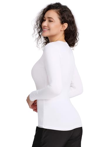 COZYFIT Scrub Undershirts Long Sleeve Women - Underscrub Comfort Tee2