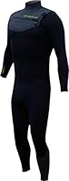 SOLA Herren H2o 4/3 GBS Frontreißverschluss Fullsuit, Graphit/Schwarz, M-L