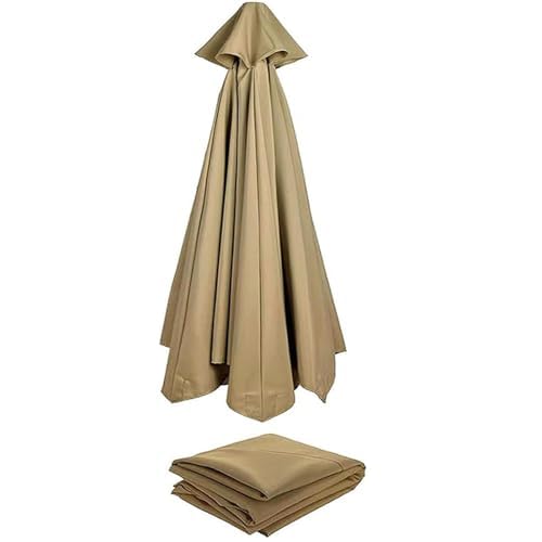 Toldo de repuesto para sombrilla, protección UV, cubierta de mesa de mercado, tela duradera, se adapta a paraguas estándar de 8 varillas