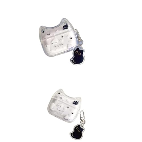 Amazon.co.jp: 黒猫 イヤホンケース AirPodsケース 対応 第4世代 黒