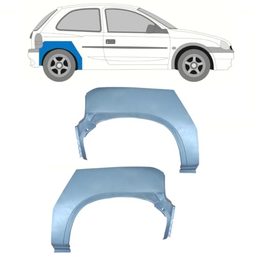 Panneau de réparation arc d'aile arrière pour Opel Corsa B 1993-2001