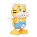Vecksoy Jouets interactifs en forme de tigre dansant | Jouets éducatifs musicaux sûrs | avec son et lumière pour garçons et filles tout-petits bébés enfants