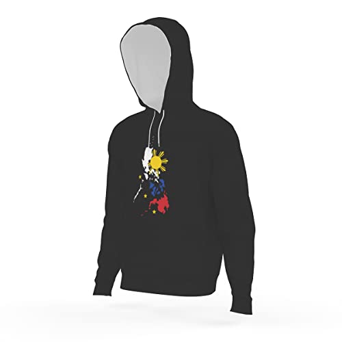 Yolerg Unisex Kids Sweatshirt Philippine Map Flag Boys Girls Lightweight Casual Youth Hooded Kangaroo Pocket Pullover Hoodies For Teens Fashion Sweaters #TOP5