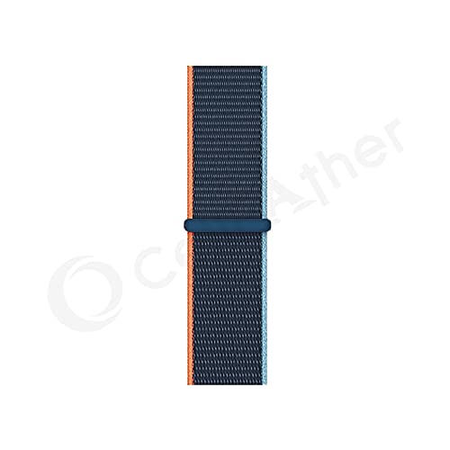 Image of CellFAther Replacement Nylon Strap for Fitbit Sense /Sense 2,Fitbit Versa 3 /Versa 4,(Not for other model) Deep Navy