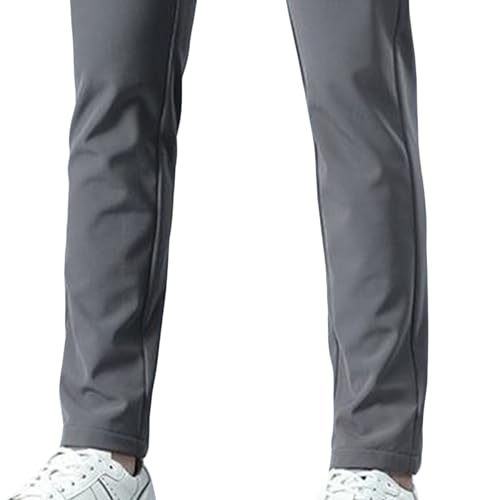 Men's Stretch Slim Fit Business Dress Pants Casual Flat Front Golf Pants Lightweight Work Slacks for Men4