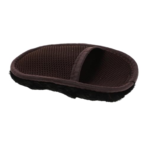 Alipis Cuidado del Cuero Guantes Limpiador de Gamuza para Zapatos Cepillo de Gamuza para Zapatos paño para Limpiar Zapatos betún para Botas Peluche imitación Cordero Marrón Oscuro