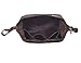 cuero Genuine Buffalo Leather Unisex Toiletry Bag Travel Dopp Kit Made With High Class Buffalo Leather (dark brown)