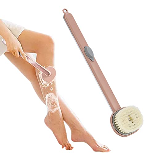 Sahgsa Long Handle Bath Brush with Soap Dispenser, Removable Shower Brush, Back Brush, Body Washer, Exfoliating