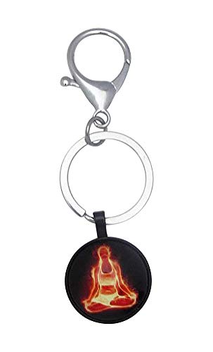 Portachiavi, gioiello da borsa, Yogi meditazione