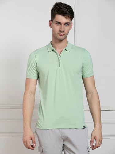 Image of Dennis Lingo Men Solid Cotton - Regular Fit T-Shirt
