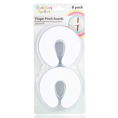 Budding Sprout Durable Door Pinch Guards (6-Pack) Slick-Safe Design, Child Safety, Finger Pinch Protectors Budding Sprout Durable Door Pinch Guards (6-Pack) Slick-Safe Design, Child Safety, Finger Pinch Protectors