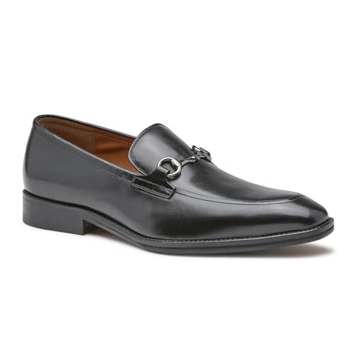 Johnston & Murphy Sullivan Bit Menβs Shoe β Business Casual Leather Mens Dress Shoes, Comfortable Shoes for Men