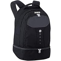 JAKO Unisex Rucksack Striker, Schwarz, EMPTY/NO SIZE