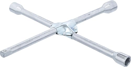 BGS 1459 | Rad-Kreuzschlüssel | für Pkw | Vierkant | SW 17 x 19 x 21 x 12,5 mm (1/2)| für Radmuttern