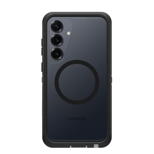 Image of OtterBox Samsung Galaxy S25+ Defender Series XT Clear Magnet Case - Dark Side (Black)