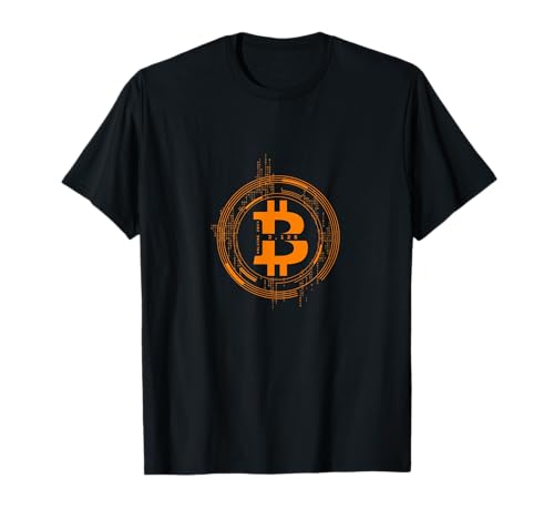 Bitcoin Símbolo Logo Grande Code Informatik Camiseta