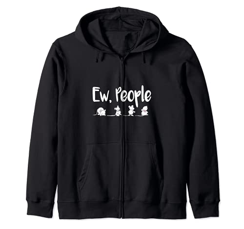 Ew People Saying | Funny Introverted Pet Rat Owner Gift Sudadera con Capucha