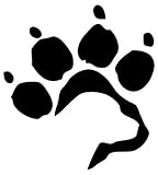 Labrador Retriever Paw Print Pet Animal - Sticker Graphic - Auto, Wall, Laptop, Cell, Truck Sticker for Windows, Cars, Trucks