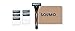 Marca Amazon - Solimo Maquinilla de afeitar de 5 hojas para hombre + 6 recambios