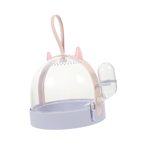 HEMOTON Portable Hamster Carrier Cage Lightweight Breathable Pet Travel Box for Animals for Hamsters Hedgehogs and Other Pets Convenient for Outdoor Activities and Travel