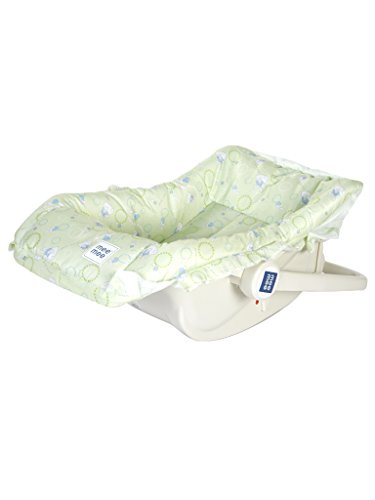 Image of Mee Mee 5 in 1 Baby Cozy Carry Cot Cum Rocker Car Seat (Green)
